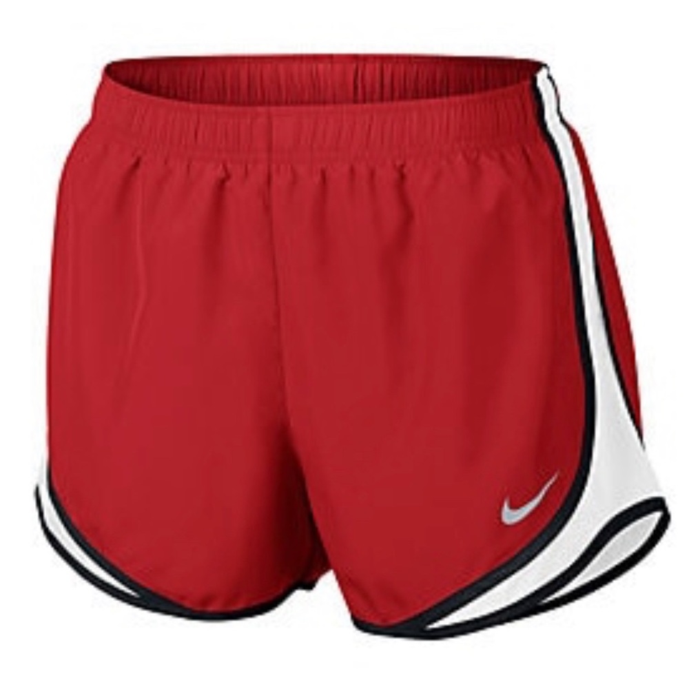 Red Nike Tempo Shorts